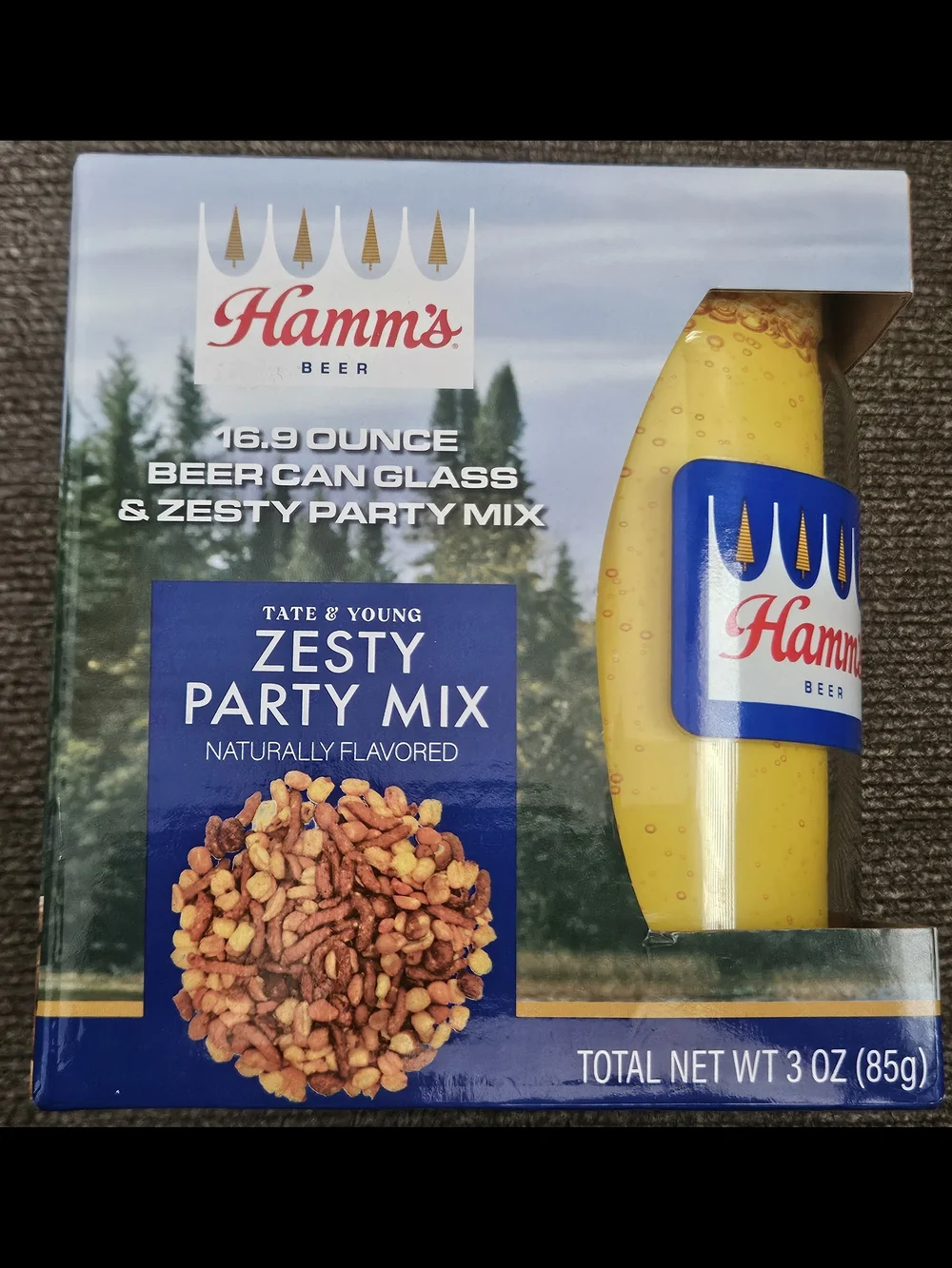 Hamm’s Brewing Company Beer Glass Snack Mix Limited Edition Sealed New RARE!